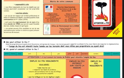 Emploi du feu : restons vigilants