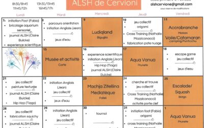 Vacances d’été / ALSH