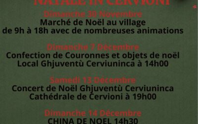 Natale in Cervioni : un mois de décembre tout en lumière