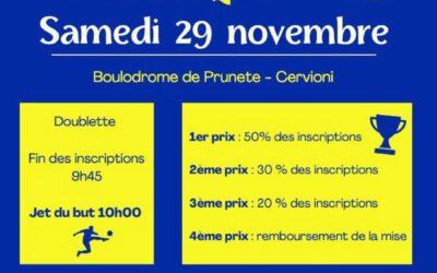 Concours de pétanque