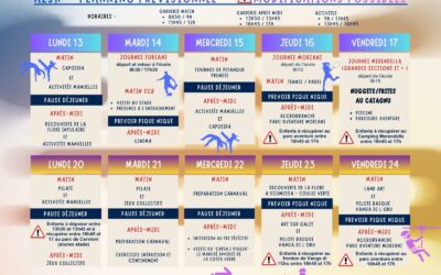 ALSH : inscriptions ouvertes