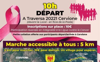 Octobre Rose à Cervioni : une marche solidaire